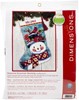 Picture of Dimensions Stocking Needlepoint Kit 16" Long-Seasonal Snowman Stitched In Wool