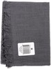 Picture of Dunroven House Fringed Edge Tea Towel 20"X28"-Charcoal & Dark Grey