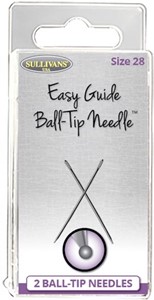 Picture of Sullivan's Easy Guide Ball-Tip Needles 2/Pkg-Size 28 (34mm)