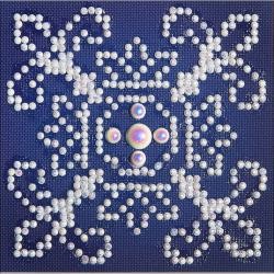 Picture of Diamond Dotz Diamond Embroidery Facet Art Kit 6"X6" White On Blue