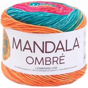 Picture of Lion Brand Mandala Ombre Yarn-Happy