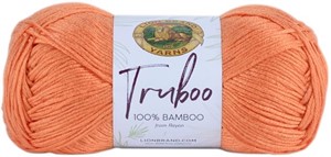 Picture of Lion Brand Truboo Yarn-Tangerine