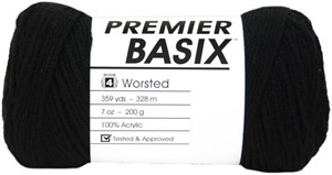 Picture of Premier Yarns Basix Yarn-Black
