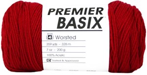 Picture of Premier Yarns Basix Yarn-Red