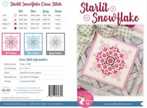 Picture of It's Sew Emma Cross Stitch Pattern -Starlit Snowflake