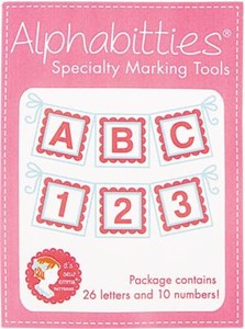 Picture of It's Sew Emma Alphabitties Pack-Pink