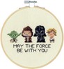Picture of Dimensions Star Wars Counted Cross Stitch Kit 6" Round-Family Hoop (14 Count)