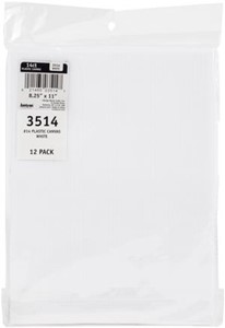 Picture of Design Works Plastic Canvas 14 Count 8.25"X11"-White