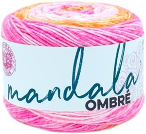 Picture of Lion Brand Mandala Ombre Yarn-Serene