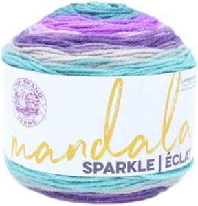 Picture of Lion Brand Mandala Sparkle Yarn-Aquila