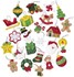Picture of Bucilla Felt Ornaments Applique Kit Set Of 25-Christmas Minis