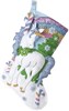 Picture of Bucilla Felt Stocking Applique Kit 18" Long-Santa's Unicorn
