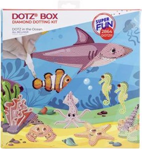 Picture of Diamond Dotz Diamond Embroidery Facet Art Box Kit 11"X11"-DOTZ In The Ocean