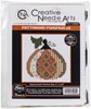 Picture of Colonial Needle Counted Cross Stitch Kit 4"X4.25"-Patterned Pumpkin 2 (14 Count)