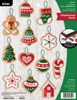 Picture of Bucilla Felt Ornaments Applique Kit Set Of 12-Gingerbread Santa