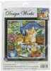 Picture of Design Works Counted Cross Stitch Kit 12"X12"-Welcome Cat (14 Count)