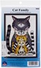 Picture of Design Works Counted Cross Stitch Kit 5"X7"-Cat Family (14 Count)