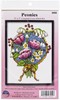 Picture of Design Works Counted Cross Stitch Kit 5"X7"-Peonies (14 Count)