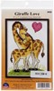 Picture of Design Works Counted Cross Stitch Kit 5"X7"-Giraffe Love (14 Count)