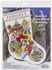 Picture of Design Works Counted Cross Stitch Stocking Kit 17" Long-Ornaments (14 Count)