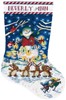Picture of Design Works Counted Cross Stitch Stocking Kit 17" Long-Light The Night (14 Count)