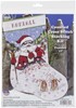 Picture of Design Works Counted Cross Stitch Stocking Kit 17" Long-Skiing Santa (14 Count)