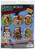 Picture of Design Works Plastic Canvas Ornament Kit 3"x4" Set of 6-Sloth (14 count)
