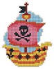 Picture of Collection D'Art Diamond Painting Magnet Kit 4"X5"-Pirate Ship
