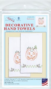 Picture of Jack Dempsey Stamped Decorative Hand Towel Pair 17"X28"-Halloween