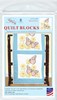 Picture of Jack Dempsey Stamped White Quilt Blocks 18"X18" 6/Pkg-Butterflies