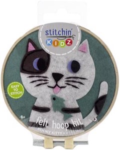 Picture of Fabric Editions Stitchin' Kidz Felt Hoop Kit 4"