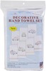 Picture of Jack Dempsey Stamped Decorative Hand Towels 17"x28" 7/Pkg-Holiday Trucks