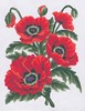 Picture of Collection D'Art Stamped Needlepoint Kit 8"X10"-Poppies