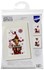 Picture of Vervaco Greeting Card Counted Cross Stitch Kit 4.25"X6" 3/Pk-Christmas Gnomes (14 Count)