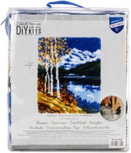 Picture of Vervaco Latch Hook Rug Kit 17.6"X22"-Birches