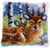 Picture of Vervaco Cushion Latch Hook Kit 16"X16"-Deer in the Snow