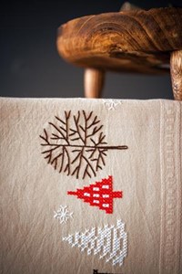 Picture of Vervaco Stamped Table Runner Cross Stitch Kit 16"X40"-Modern Christmas Designs