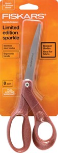 Picture of Fiskars Premier Bent Sparkle Scissors 8"-Copper