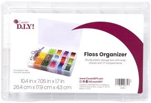 Picture of Cousin Deep Floss Caddy 17 Compartments W/50 Bobbins-10.2"X7"X1.6"
