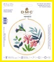 Picture of DMC Stitch Kit 6" Diameter-Exotic Flowers (14 Count)