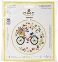 Picture of DMC Stitch Kit 6" Diameter-Bicycle (14 Count)