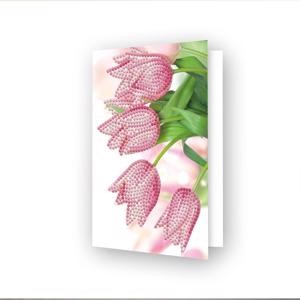 Picture of Diamond Dotz Diamond Embroidery Facet Art Greeting Card Kit-Romantic Tulips