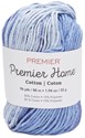 Picture of Premier Yarns Home Cotton Yarn - Multi-Cornflower Stripe