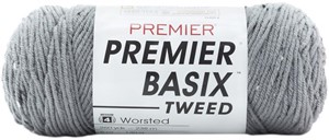 Picture of Premier Yarns Basix Tweed Yarn-Gray Tweed