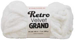 Picture of Premier Yarns Retro Velvet Grand Yarn-White