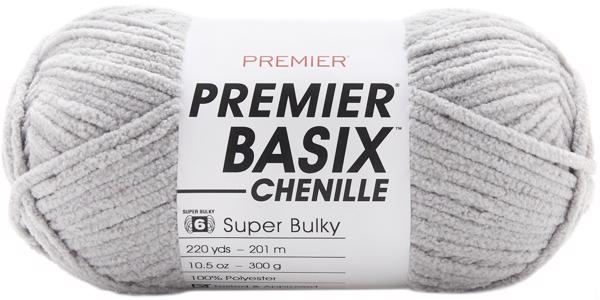 Premier Yarns Basix Chenille Yarn-Fog