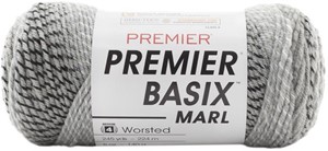 Picture of Premier Yarns Basix Marl Yarn-Monochrome Marl