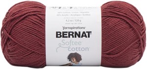 Picture of Bernat Softee Cotton Yarn-Warm Red