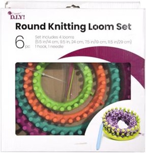 Picture of Cousin Easy Knitting Round Loom Kit 6/Pkg-