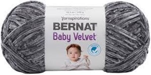 Picture of Bernat Baby Velvet Big Ball Yarn-Vapor Gray